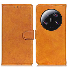 Coque Portefeuille Livre Cuir Etui Clapet A05D pour Xiaomi Mi 13 Ultra 5G Marron