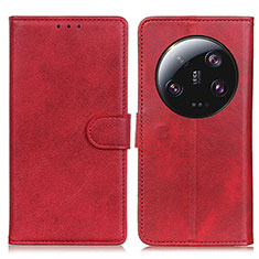 Coque Portefeuille Livre Cuir Etui Clapet A05D pour Xiaomi Mi 13 Ultra 5G Rouge