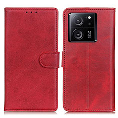 Coque Portefeuille Livre Cuir Etui Clapet A05D pour Xiaomi Mi 13T 5G Rouge