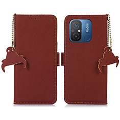 Coque Portefeuille Livre Cuir Etui Clapet A05D pour Xiaomi Redmi 11A 4G Marron