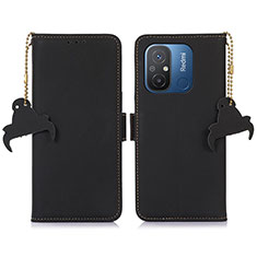 Coque Portefeuille Livre Cuir Etui Clapet A05D pour Xiaomi Redmi 11A 4G Noir