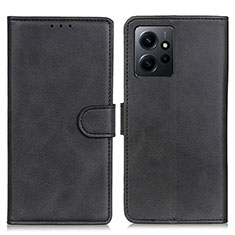 Coque Portefeuille Livre Cuir Etui Clapet A05D pour Xiaomi Redmi Note 12 4G Noir