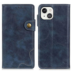 Coque Portefeuille Livre Cuir Etui Clapet A06 pour Apple iPhone 13 Bleu