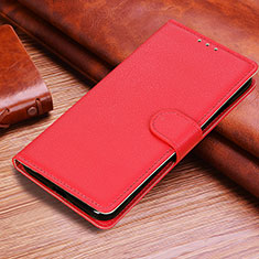 Coque Portefeuille Livre Cuir Etui Clapet A06D pour Huawei Honor X8b Rouge