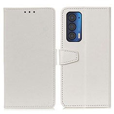 Coque Portefeuille Livre Cuir Etui Clapet A06D pour Motorola Moto Edge (2021) 5G Blanc