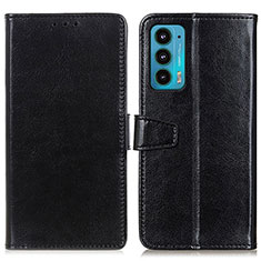 Coque Portefeuille Livre Cuir Etui Clapet A06D pour Motorola Moto Edge Lite 5G Noir