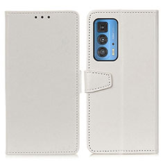 Coque Portefeuille Livre Cuir Etui Clapet A06D pour Motorola Moto Edge S Pro 5G Blanc