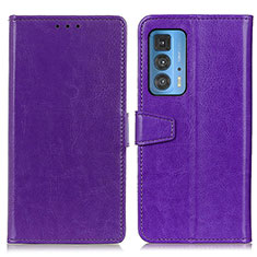 Coque Portefeuille Livre Cuir Etui Clapet A06D pour Motorola Moto Edge S Pro 5G Violet