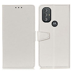 Coque Portefeuille Livre Cuir Etui Clapet A06D pour Motorola Moto G Play Gen 2 Blanc