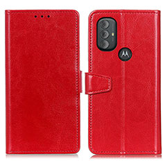 Coque Portefeuille Livre Cuir Etui Clapet A06D pour Motorola Moto G Play Gen 2 Rouge