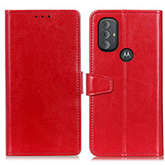 Coque Portefeuille Livre Cuir Etui Clapet A06D pour Motorola Moto G Power (2022) Rouge