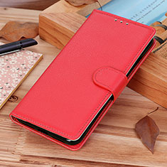 Coque Portefeuille Livre Cuir Etui Clapet A06D pour Motorola Moto G14 Rouge