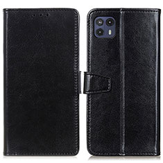 Coque Portefeuille Livre Cuir Etui Clapet A06D pour Motorola Moto G50 5G Noir