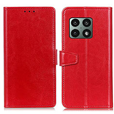 Coque Portefeuille Livre Cuir Etui Clapet A06D pour OnePlus 10 Pro 5G Rouge