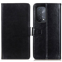 Coque Portefeuille Livre Cuir Etui Clapet A06D pour Oppo A54 5G Noir