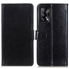 Coque Portefeuille Livre Cuir Etui Clapet A06D pour Oppo A74 4G Noir