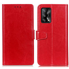 Coque Portefeuille Livre Cuir Etui Clapet A06D pour Oppo A74 4G Rouge