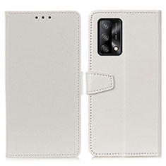 Coque Portefeuille Livre Cuir Etui Clapet A06D pour Oppo Reno6 Lite Blanc