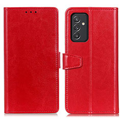 Coque Portefeuille Livre Cuir Etui Clapet A06D pour Samsung Galaxy A24 4G Rouge