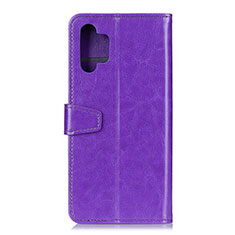 Coque Portefeuille Livre Cuir Etui Clapet A06D pour Samsung Galaxy A32 4G Violet