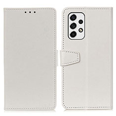 Coque Portefeuille Livre Cuir Etui Clapet A06D pour Samsung Galaxy A53 5G Blanc