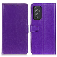 Coque Portefeuille Livre Cuir Etui Clapet A06D pour Samsung Galaxy Quantum2 5G Violet