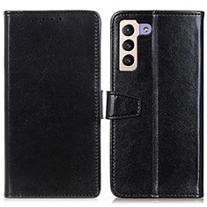 Coque Portefeuille Livre Cuir Etui Clapet A06D pour Samsung Galaxy S21 5G Noir