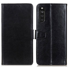 Coque Portefeuille Livre Cuir Etui Clapet A06D pour Sony Xperia 10 III Lite Noir