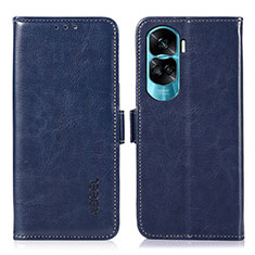 Coque Portefeuille Livre Cuir Etui Clapet A07D pour Huawei Honor 90 Lite 5G Bleu