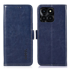 Coque Portefeuille Livre Cuir Etui Clapet A07D pour Huawei Honor X6a Bleu