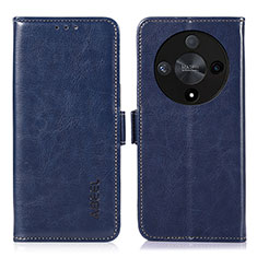 Coque Portefeuille Livre Cuir Etui Clapet A07D pour Huawei Honor X9b 5G Bleu