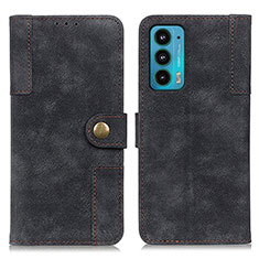 Coque Portefeuille Livre Cuir Etui Clapet A07D pour Motorola Moto Edge 20 5G Noir