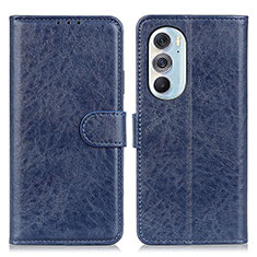 Coque Portefeuille Livre Cuir Etui Clapet A07D pour Motorola Moto Edge 30 Pro 5G Bleu