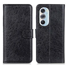 Coque Portefeuille Livre Cuir Etui Clapet A07D pour Motorola Moto Edge 30 Pro 5G Noir