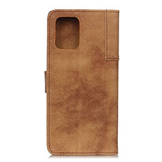 Coque Portefeuille Livre Cuir Etui Clapet A07D pour Motorola Moto Edge S 5G Marron