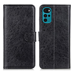 Coque Portefeuille Livre Cuir Etui Clapet A07D pour Motorola Moto G22 Noir