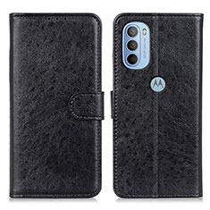 Coque Portefeuille Livre Cuir Etui Clapet A07D pour Motorola Moto G31 Noir