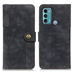 Coque Portefeuille Livre Cuir Etui Clapet A07D pour Motorola Moto G40 Fusion Noir