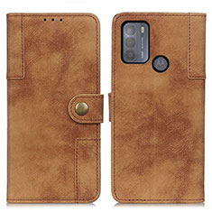 Coque Portefeuille Livre Cuir Etui Clapet A07D pour Motorola Moto G50 Marron