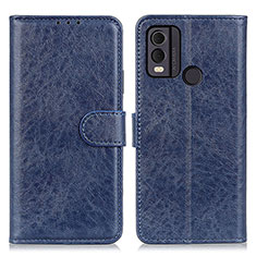 Coque Portefeuille Livre Cuir Etui Clapet A07D pour Nokia C22 Bleu