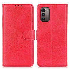 Coque Portefeuille Livre Cuir Etui Clapet A07D pour Nokia G21 Rouge