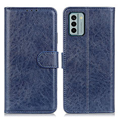 Coque Portefeuille Livre Cuir Etui Clapet A07D pour Nokia G22 Bleu