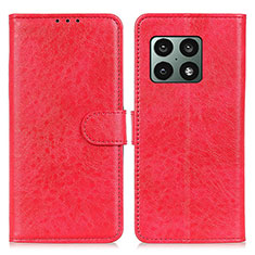 Coque Portefeuille Livre Cuir Etui Clapet A07D pour OnePlus 10 Pro 5G Rouge