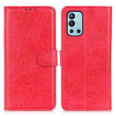 Coque Portefeuille Livre Cuir Etui Clapet A07D pour OnePlus 9R 5G Rouge