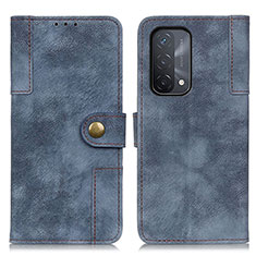 Coque Portefeuille Livre Cuir Etui Clapet A07D pour OnePlus Nord N200 5G Bleu