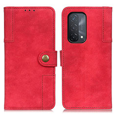 Coque Portefeuille Livre Cuir Etui Clapet A07D pour OnePlus Nord N200 5G Rouge