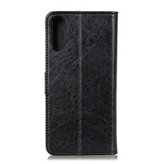 Coque Portefeuille Livre Cuir Etui Clapet A07D pour Samsung Galaxy A02 Noir