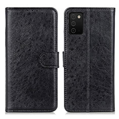 Coque Portefeuille Livre Cuir Etui Clapet A07D pour Samsung Galaxy A03s Noir