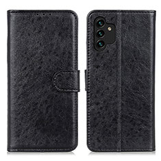 Coque Portefeuille Livre Cuir Etui Clapet A07D pour Samsung Galaxy A13 4G Noir