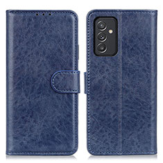 Coque Portefeuille Livre Cuir Etui Clapet A07D pour Samsung Galaxy A15 4G Bleu